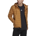 adidas Daunenjacke Varilite Hybrid (wind- und wasserabweisend, schmal geschnitten) braun Herren